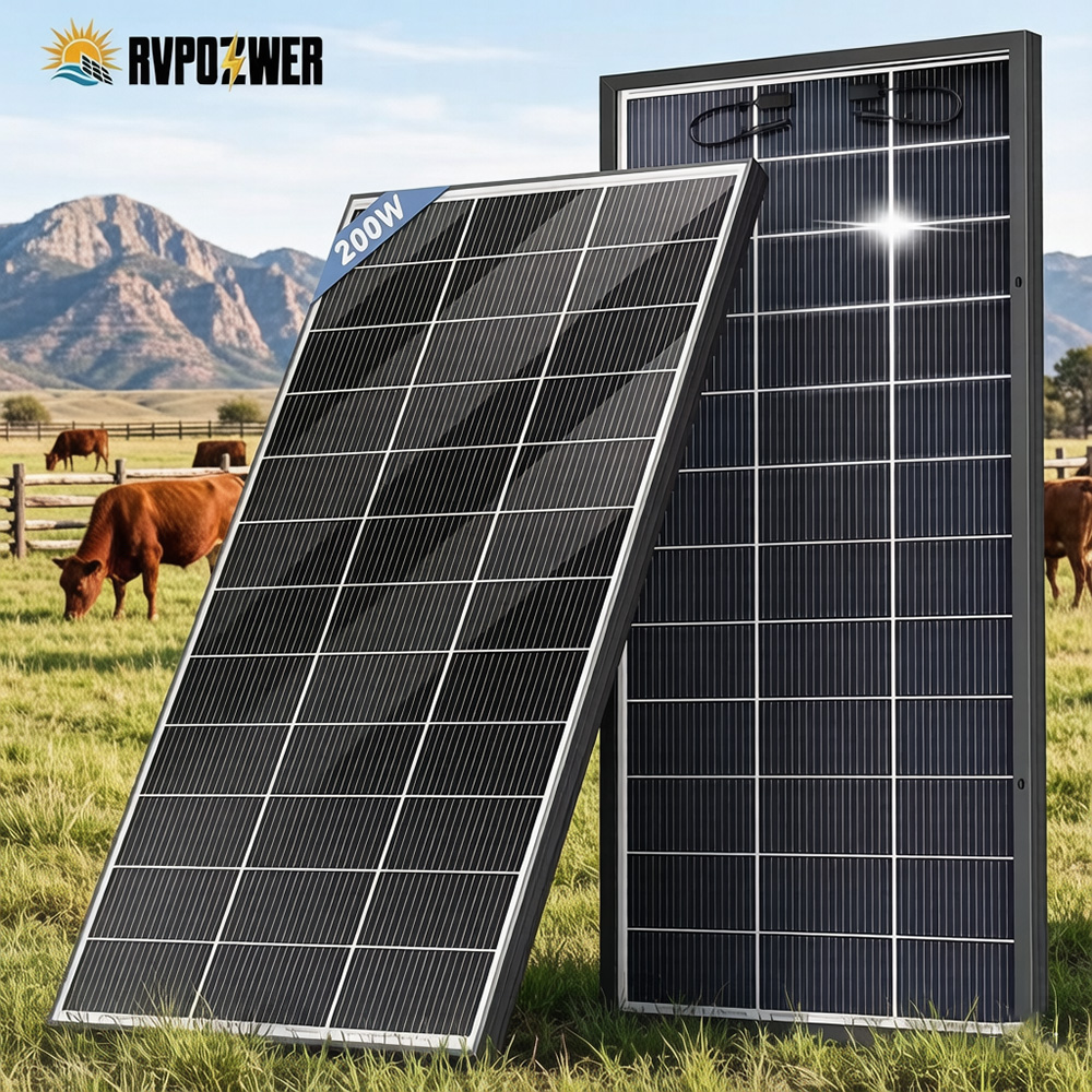 Outdoor Power Distribution Panel - Painel Solar Bifacial RVPOZWER 18BB Células
