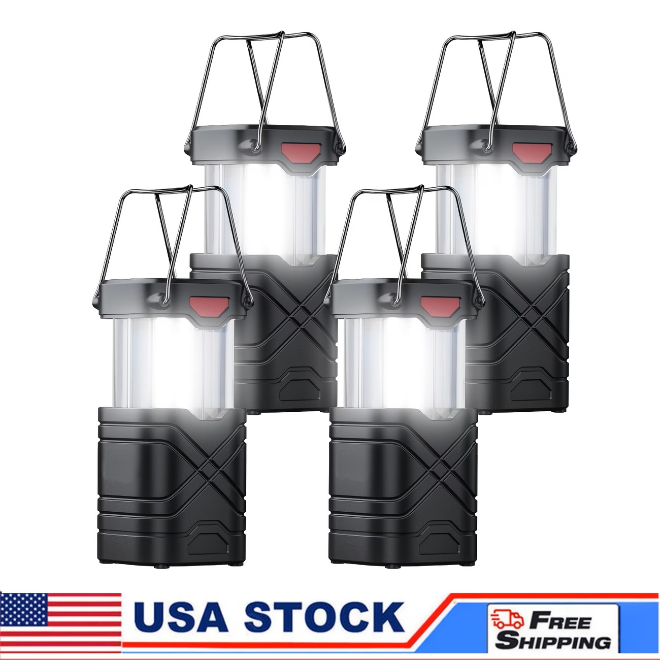 Outdoor Power Pack - Lanterna Solar para Camping 2/4-Pack, LED