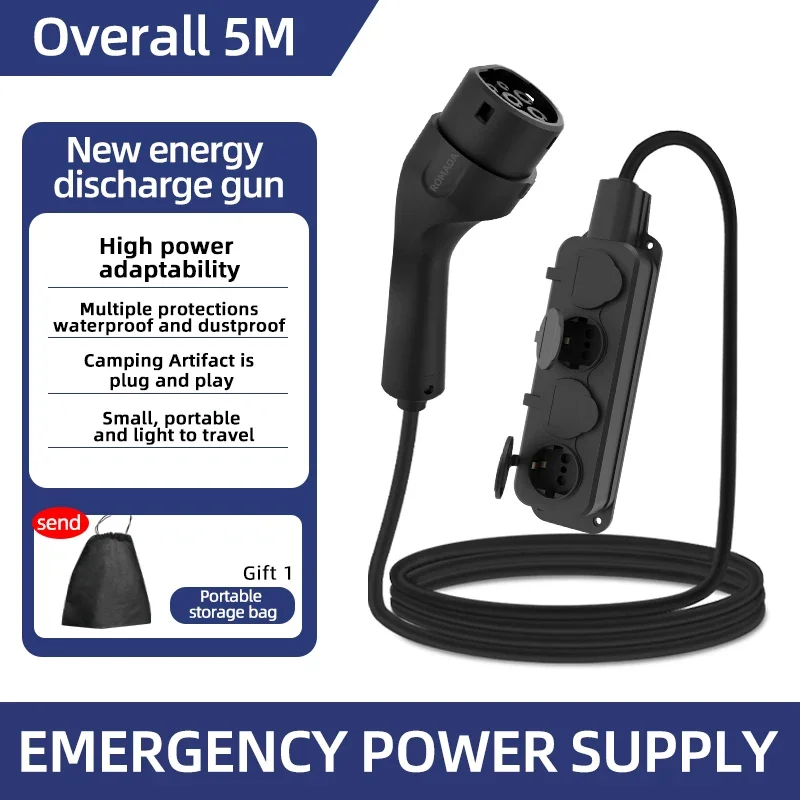 Outdoor Power Outlet - Carregador ev portátil para carro elétrico,