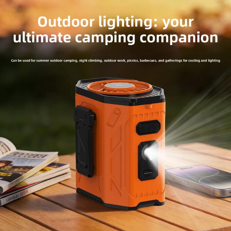 Outdoor Power Bank - Ventilador Portátil para Trabalho ao Ar