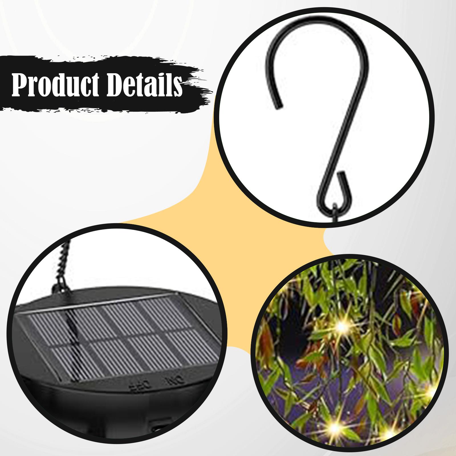 Outdoor Power And Plant - Luminária Decorativa de Jardim Suspensa com