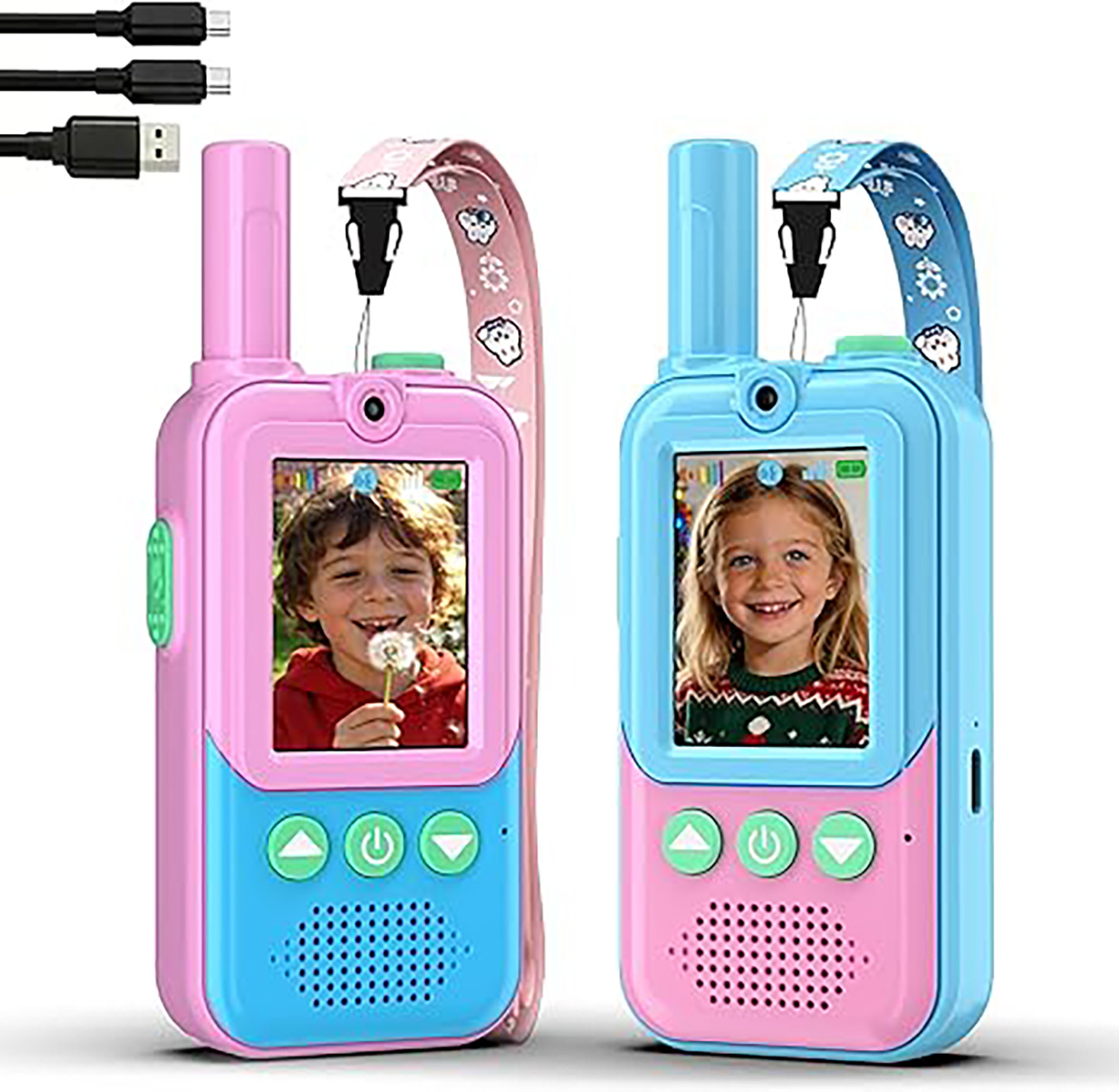 Outdoor Power Pack - Walkie Talkies Recarregáveis para Crianças, Pacote