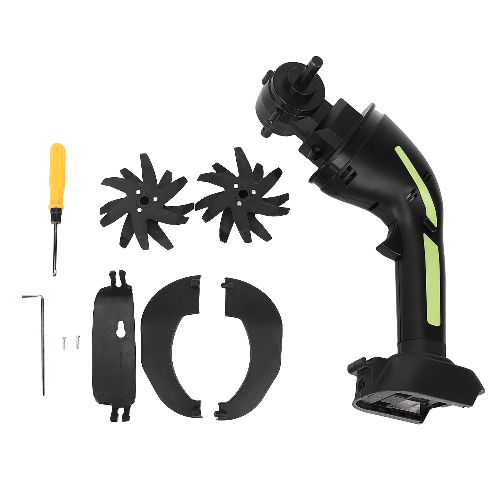 Garden Tiller Mini - Cultivador de Jardim Elétrico Sem Fio,
