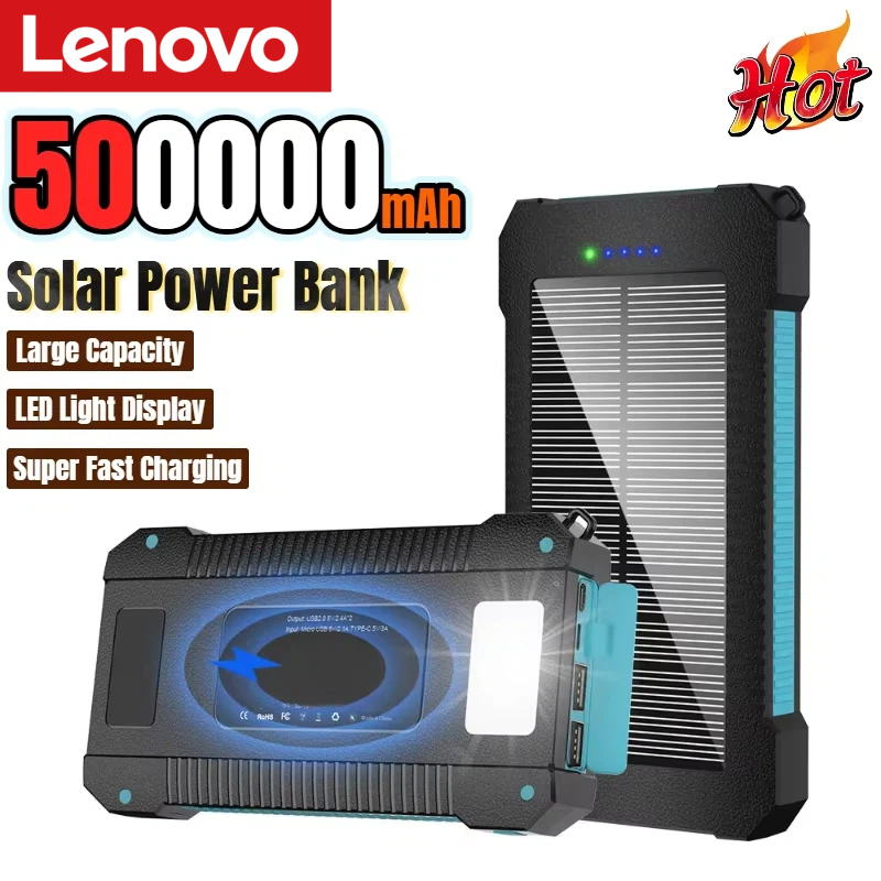 Outdoor Power Distribution Panel - Bateria Externa Solar Lenovo 500000mAh de