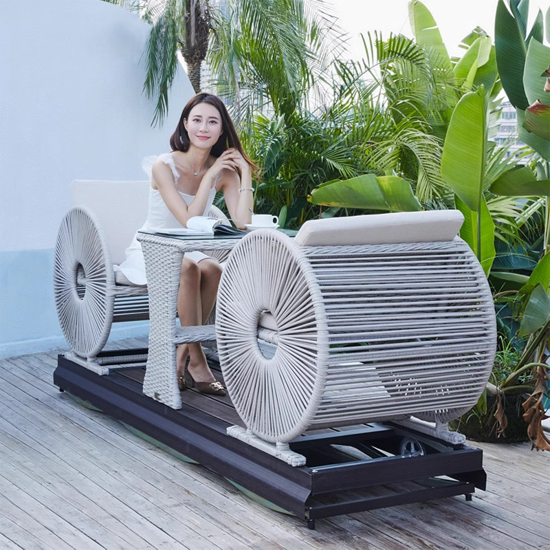 Outdoor Power Recliner - Cadeira de Balanço Moderna Impermeável com
