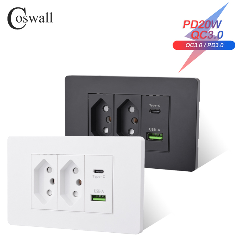Outdoor Power Outlet - Coswall pc brasil padrão 20a tomada