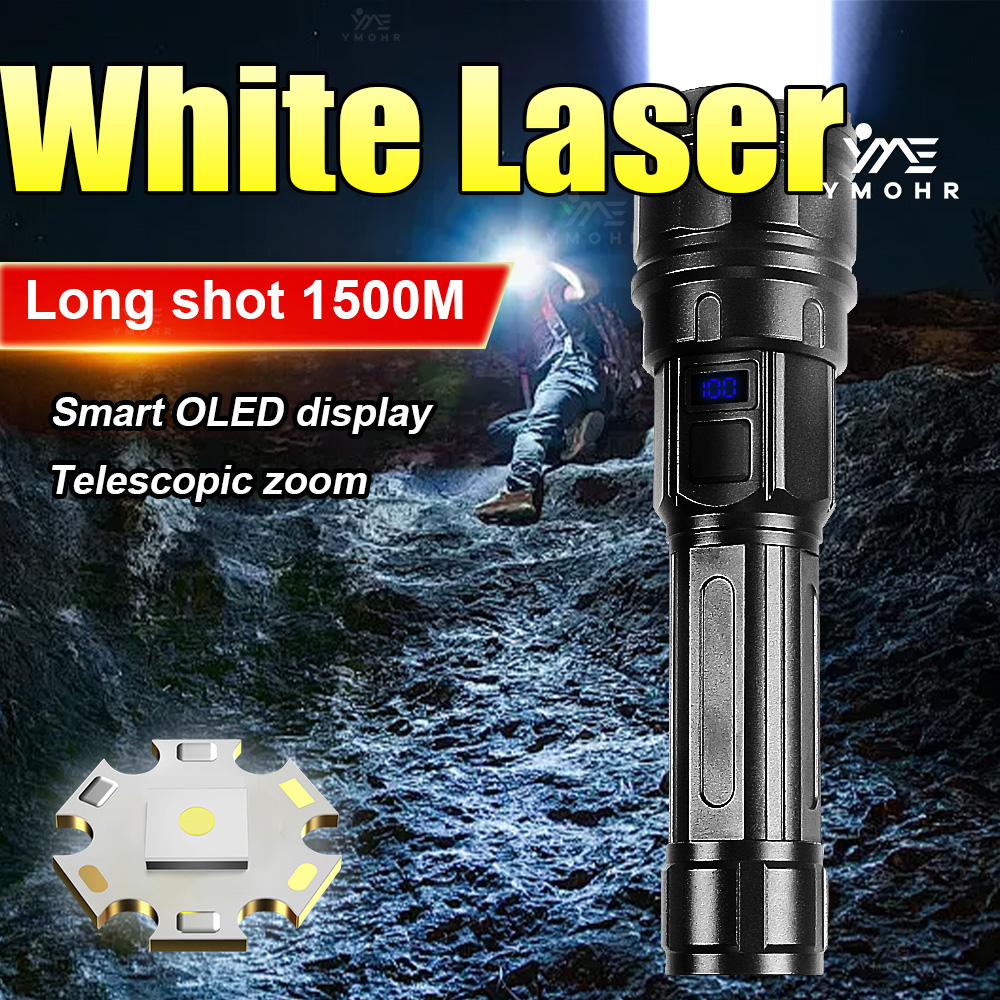 Outdoor Power Bank - Lanterna Laser Branca de Alta Potência