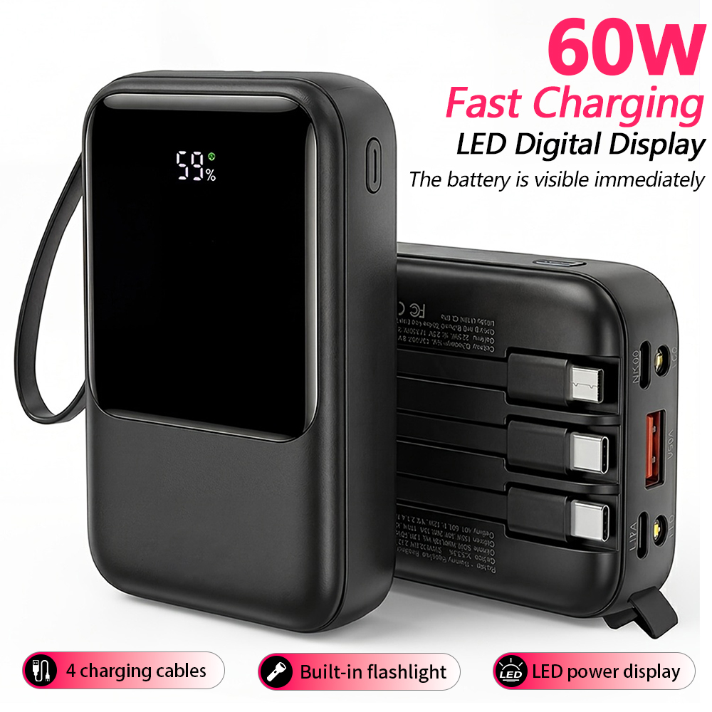 Outdoor Power Pack - Carregador Portátil de 10000mAh, Power Bank