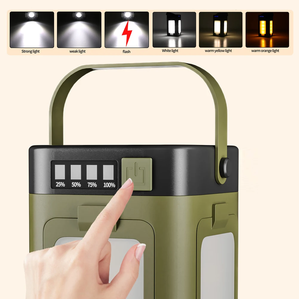 Lanterna Solar Portátil para C - Outdoor Power Bank avaliação e preço