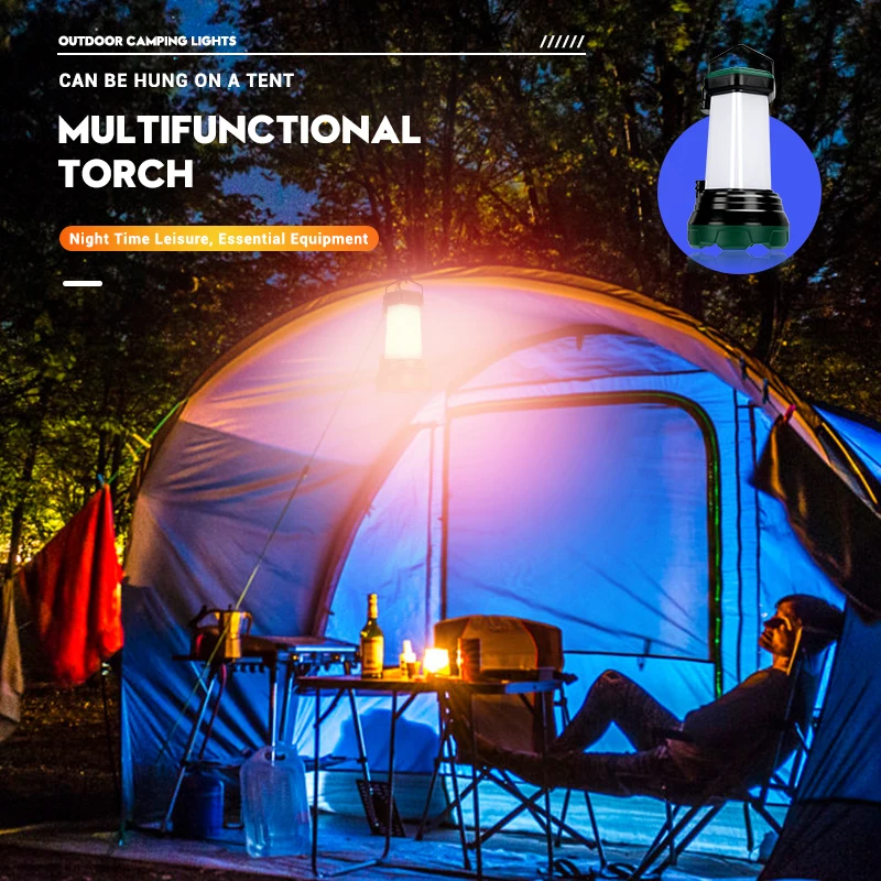 Portátil poderosa lanterna led - Outdoor Power Bank avaliação e preço