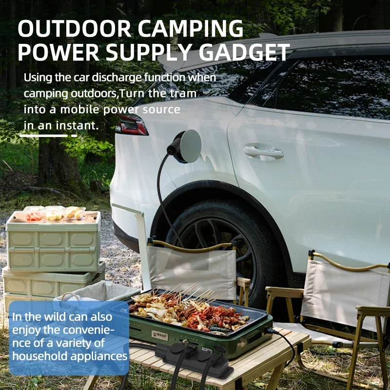 Carregador ev portátil para ca - Outdoor Power Outlet avaliação e preço
