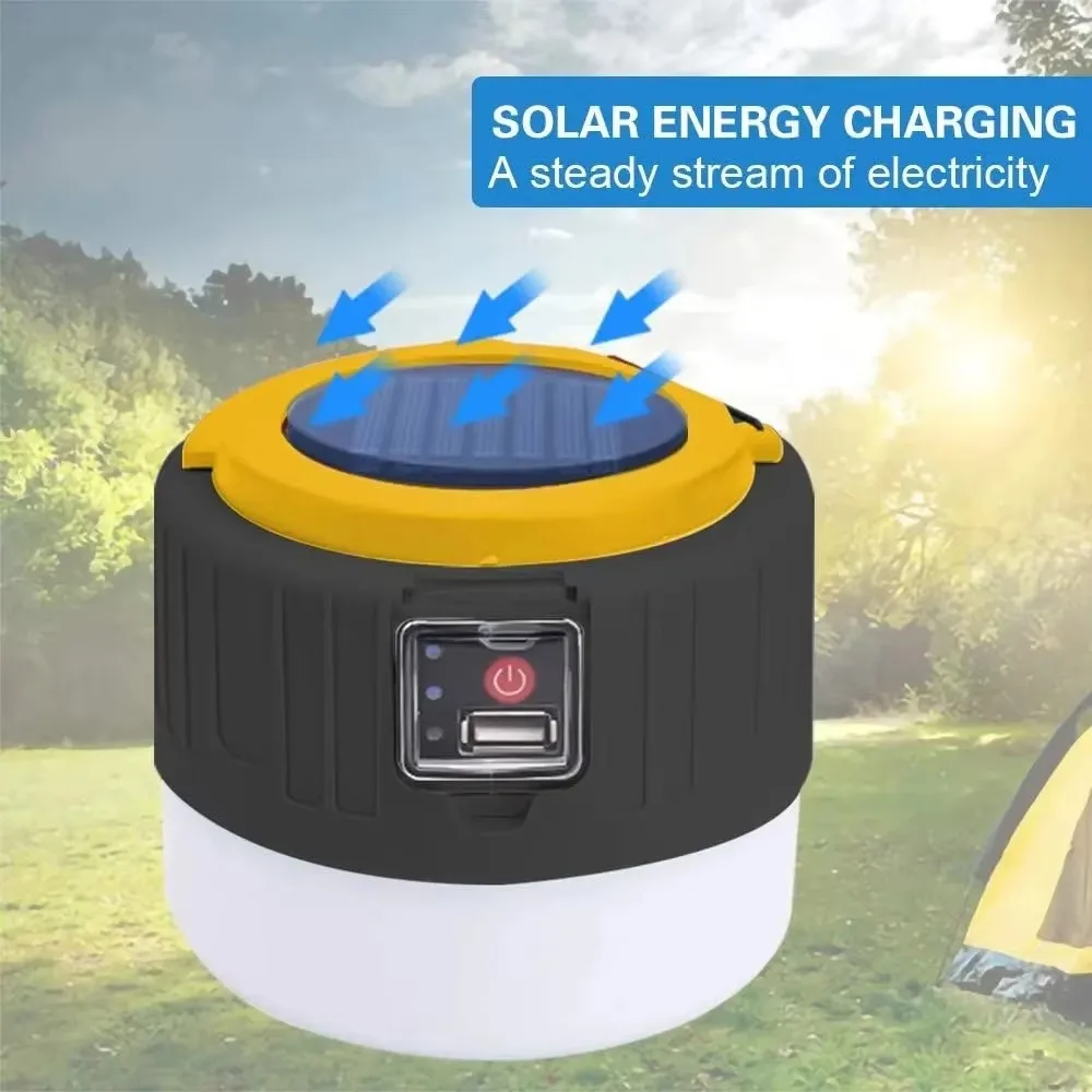 Lanterna de acampamento solar  - Outdoor Power Bank avaliação e preço
