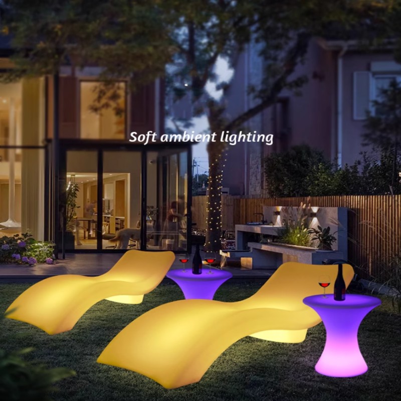 Espreguiçadeiras LED Luminosas - Outdoor Power Recliner avaliação e preço