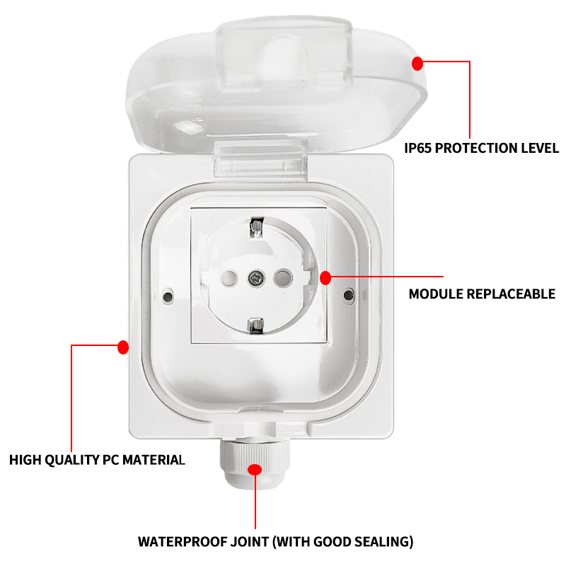 Caixa de Tomada à Prova d'Água - Outdoor Power Outlet avaliação e preço