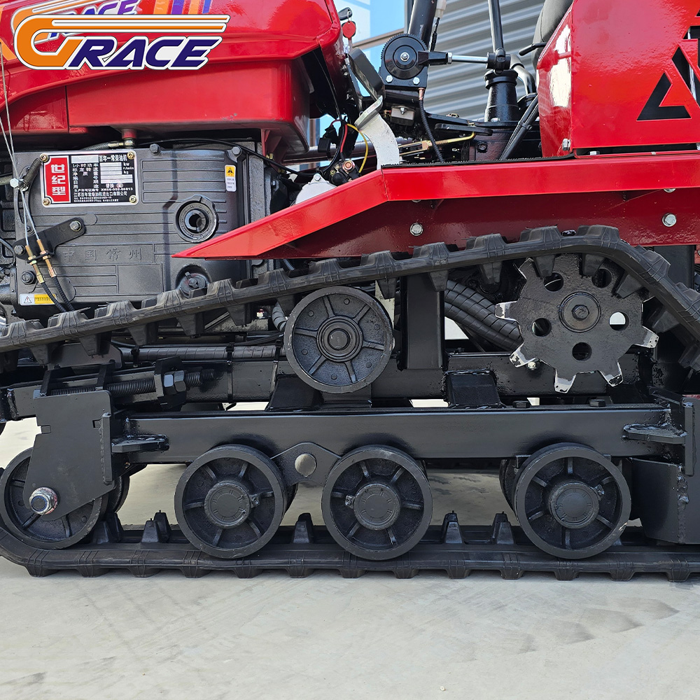 Trator Mini Crawler Diesel de  - Garden Tiller Mini avaliação e preço