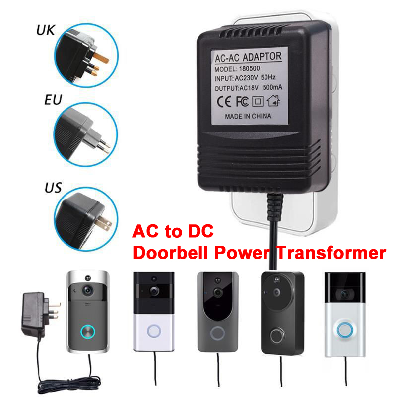 Eua reino unido ue plug 18v ac - Outdoor Power Adapter Ring avaliação e preço