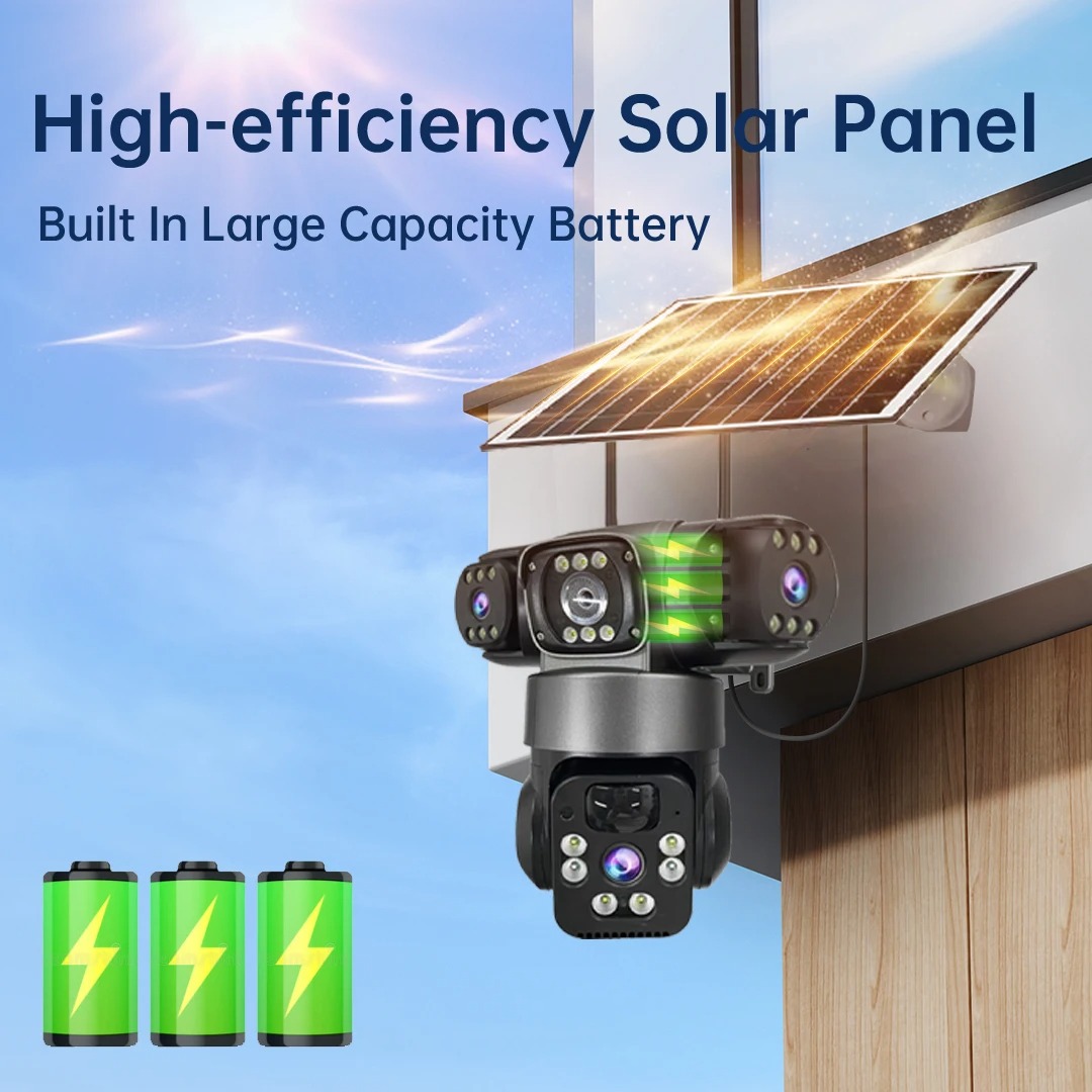 Câmera Solar V380 Pro 15MP par - Outdoor Power Distribution Panel avaliação e preço