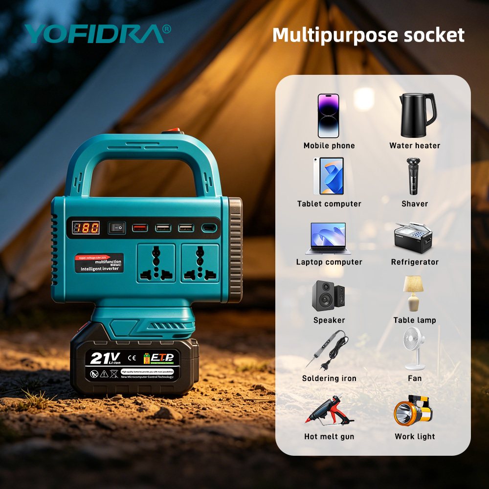 Inversor de energia portátil Y - Outdoor Power Outlet avaliação e preço