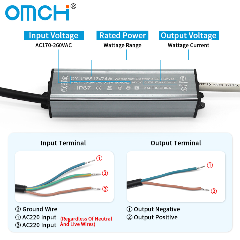 OMCH IP67 Fonte de alimentação - Outdoor Power Transformer avaliação e preço