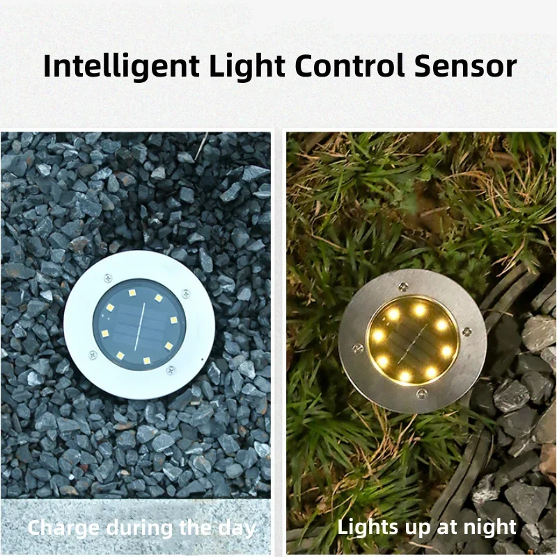 4 pçs led solar luzes do jardi - Outdoor Power Distribution Panel avaliação e preço