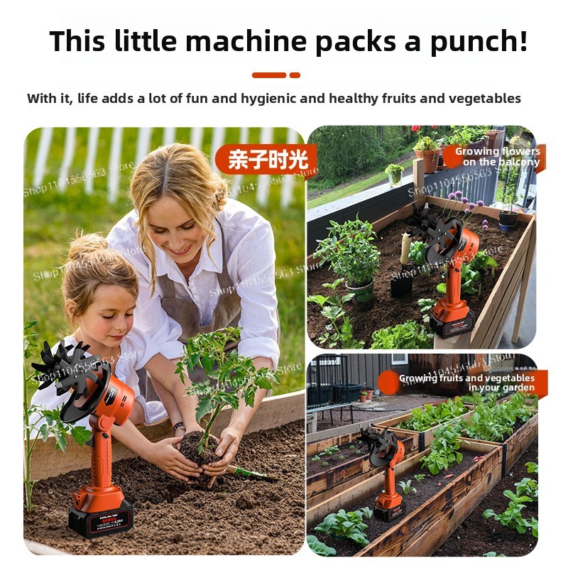 Mini Cultivador Elétrico Recar - Garden Tiller Mini avaliação e preço