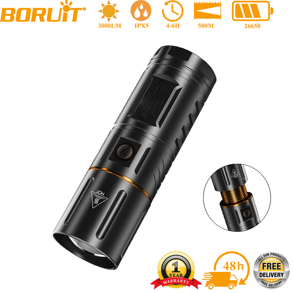 Lanterna LED BORUiT Ultra Bril - Outdoor Power Bank avaliação e preço