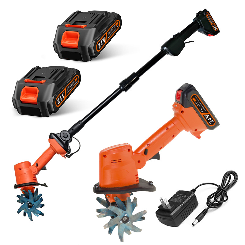 AOLIVIYA Mini Cultivador a Bat - Garden Tiller Mini avaliação e preço
