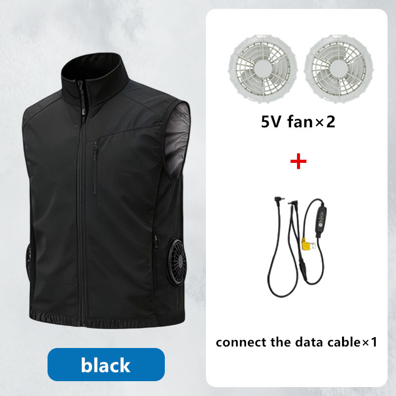 Colete de Verão Masculino com  - Outdoor Power Bank avaliação e preço