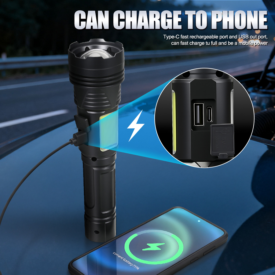 Lanterna LED Portátil Poderosa - Outdoor Power Bank avaliação e preço